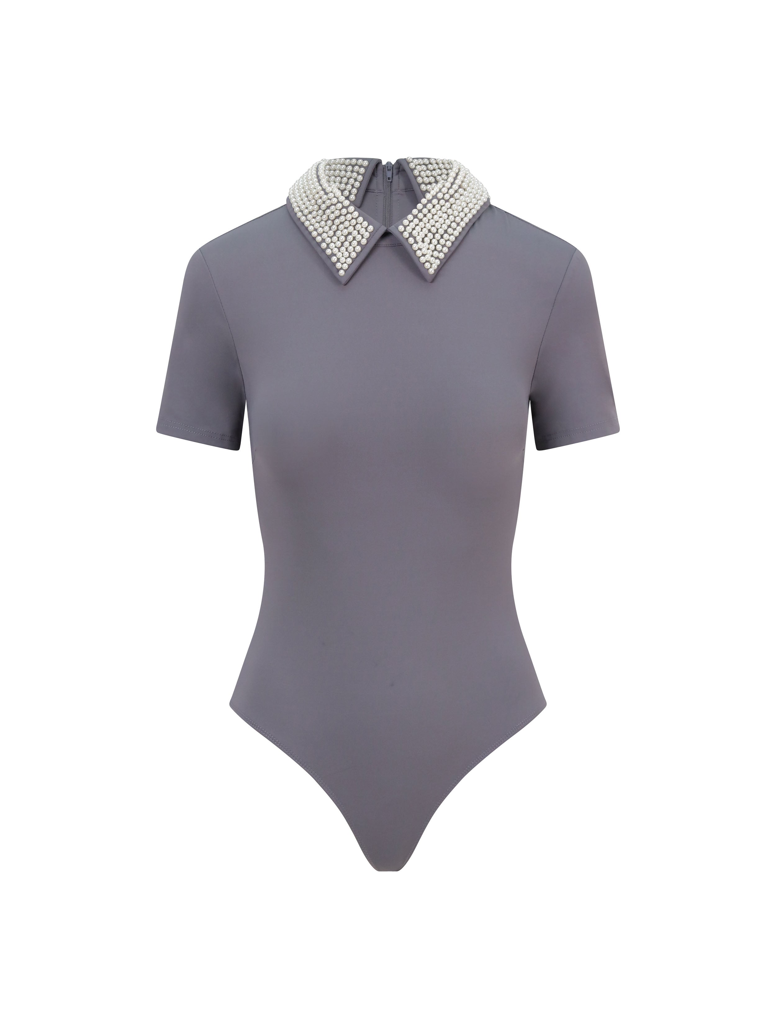 WOMENS PEARL COLLAR BODYSUIT - CY